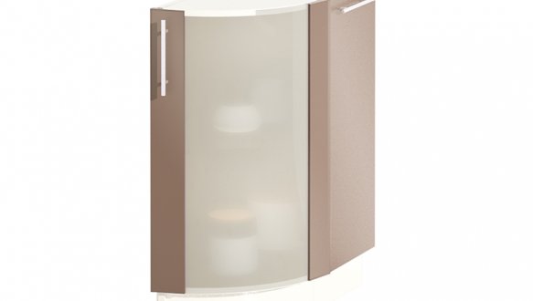 Тумба нижня Н30.82.1Д1СК. кут. гнут. Фарбований високий глянець з друком