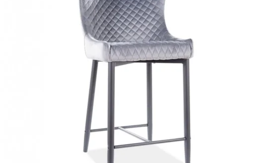 Стул Colin/Колин B H-2 Velvet Signal серый 88 см