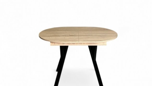 Стіл овальний розкладний Elips Slide / Еліпс слайд MebliRoMax 130 ЛДСП 18 мм 2