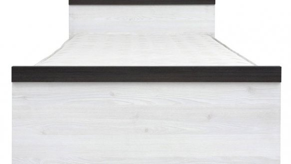 Ліжко односпальне ВМК-Україна LOZ/90 Паріс ДСП біле без вкладу