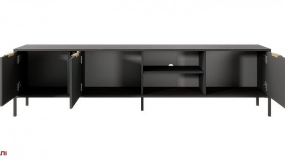 Тумба під ТВ Lars/Ларс RTV203 3D Антрацит Perfect Home Ширина 203 см 0