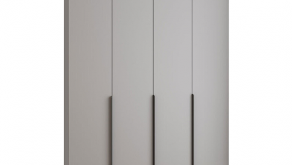 Шкаф Mebelstar Оскар четырехдверный с антресолью Серая мышка 160 см 2