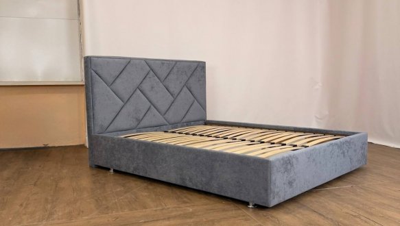 Ліжко м'яке Городок меблі Дебора з підйомним механізмом та нішею для білизни 6