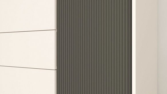 Комод KOM1D3S Монако Кашемір / Елегантний сірий софттач 0