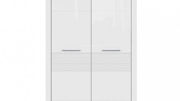 Шкаф SZF2D BRW Poland Flames 2 дверный белый 105 см 1