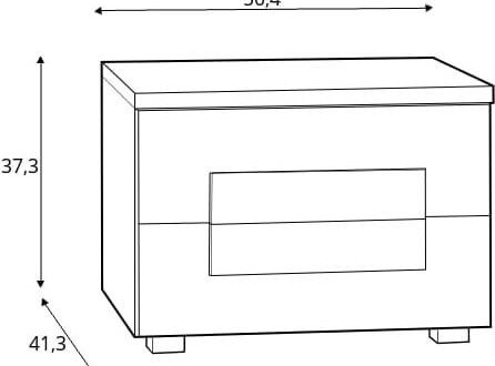 Тумба прикроватная LBLK02 ARKINA 3