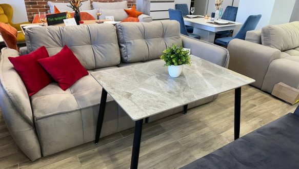 Стіл Rikard 120 Snow Stone Glossy 7