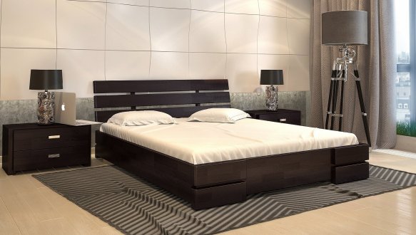 Ліжко дерев'яне ArborDrev Далі Люкс Сосна / Бук 2