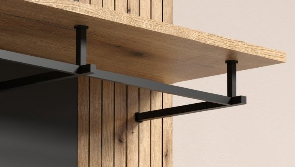 Вешалка панель 80 графит Esteban 0