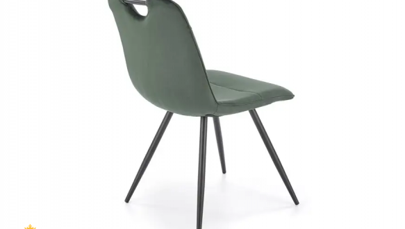 Стул K-521 темно-зеленый/черный 3