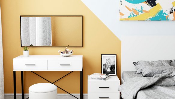 Стол туалетний з двумя ящиками Art in head Ascet / Аскет