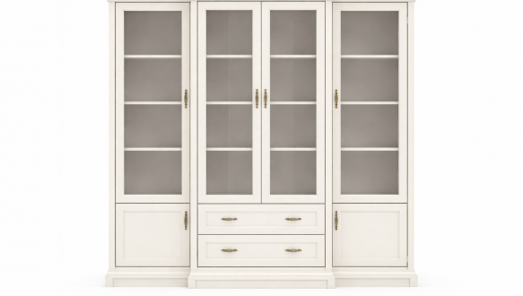 Вітрина 3W2S Соната нью/Sonata new Кашемір Гербор