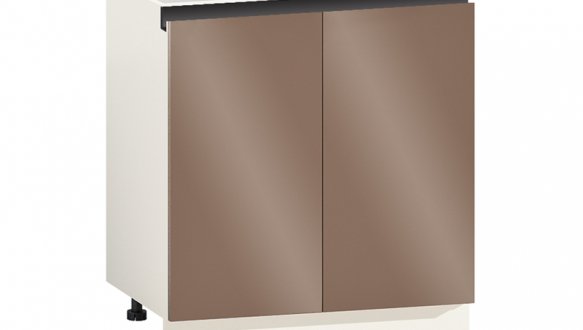 Тумба нижняя Н70.85.2Д Gola ручка Окрашенный Высокий Глянец