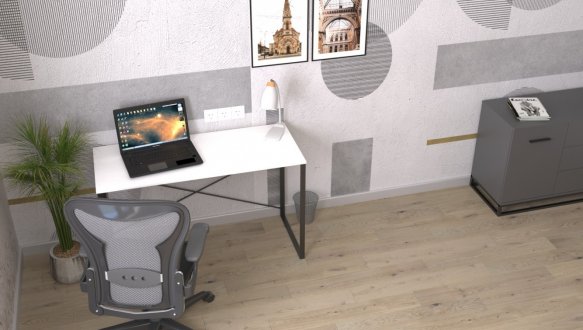 Стол письменный Art in Head Line Ascet / Аскет Белый бриллиант 2