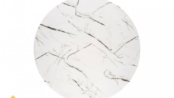 Стіл RAYMOND 2 білий мармур-золото 0