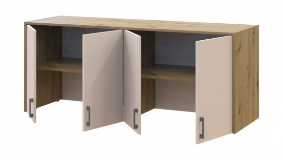 Антресоль висока Дорос Ронді кашемір 3-дверна 121 см 3