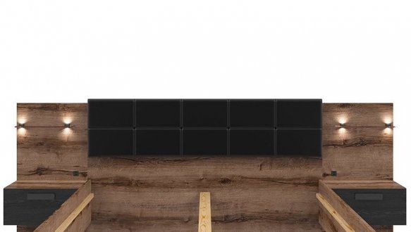 Кровать с тумбами LOZ/160/A Kassel 0