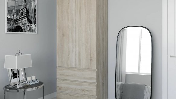 Шафа Морелі Т211 2 дверна сонома з трубою 80 см 