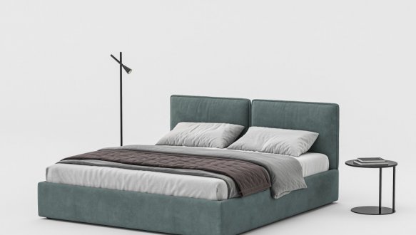 Ліжко м'яке двоспальне Woodsoft Alba 2 / Альба 2 3