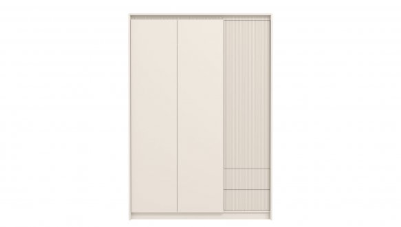 Шафа Гербор SZF3D2S Монако 3 дверна з 2 шухлядами Кашемір 150 см