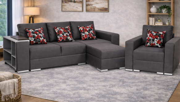 Модульний диван єврокнижка Лоренцо Меблі Стиль