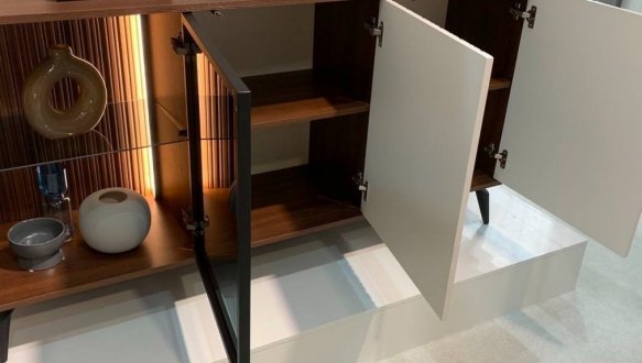 Комод с подсветкой Вичи / Vici K154 Орех / Кашемир 9