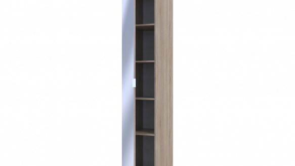 Шкаф Дорос Гелар однодверный с зеркалом Дуб Сонома 39 см 2