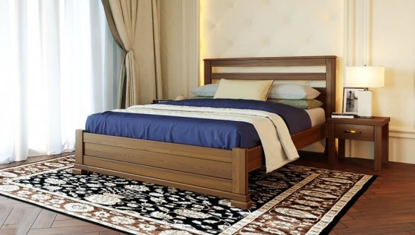 Кровать деревянная Лев Лорд массив Бук