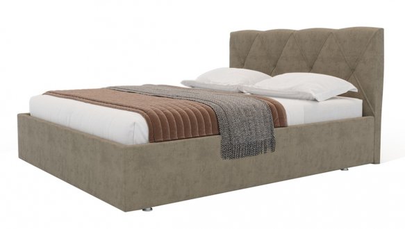 Ліжко м'яке Za House Furniture Рондо з підйомним механізмом та нішею для білизни 2