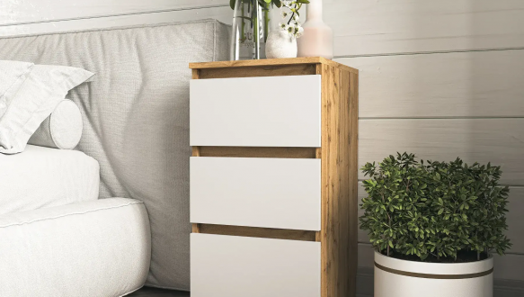 Тумба приліжкова аппалачі/білий Т216