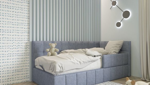 Ліжко дитяче м'яке Woodsoft Sydney / Сідней