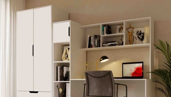 Шкаф Viorina Deko Teenager 2 дверный графит 1