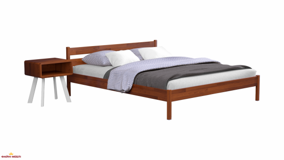 Кровать двуспальная деревянная Эстелла Нота Бене 160 см Щит бука 3