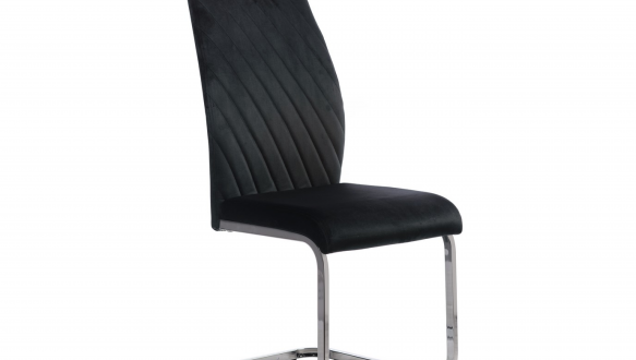 Стілець S-118 чорний велюр