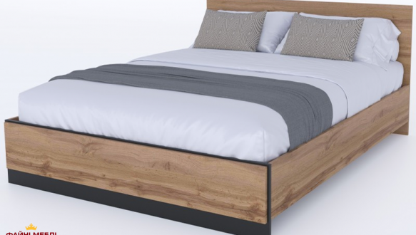 Кровать 160 дуб вотан Amino 0