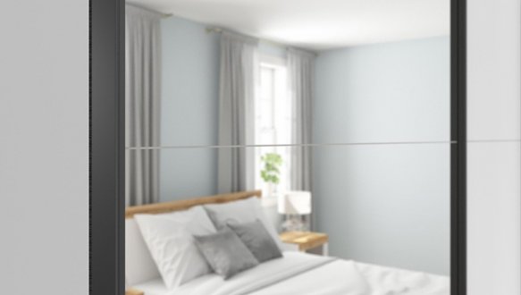 Шкаф-купе с зеркалом SZF/220/M Tetrix 4