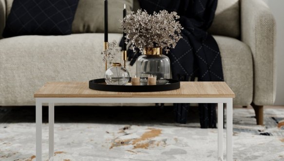 Стол-трасформер Just Fiji Дуб сонома/Белый 0