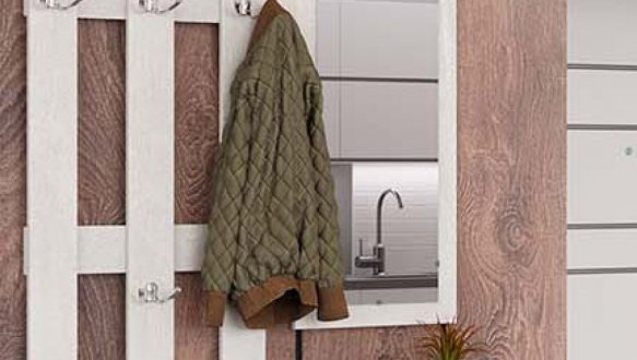 Вішак з дзеркалом Ліра 1