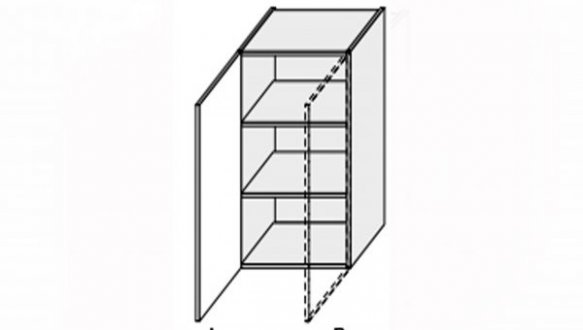 Секция верхняя левая 30В/900 1дв Миллениум WG