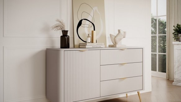 Модульна вітальня Lante Беж/Золоті ніжки 1