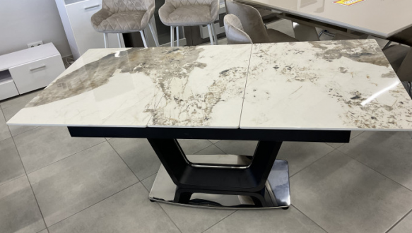 Стол Ludwig (140-180 см) White (+brown) Glossy 5