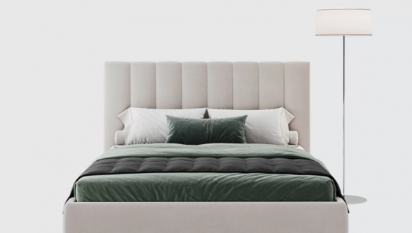 Кровать двуспальная мягкая Woodsoft Marsel / Марсель с подъемным механизмом и нишей для белья 2