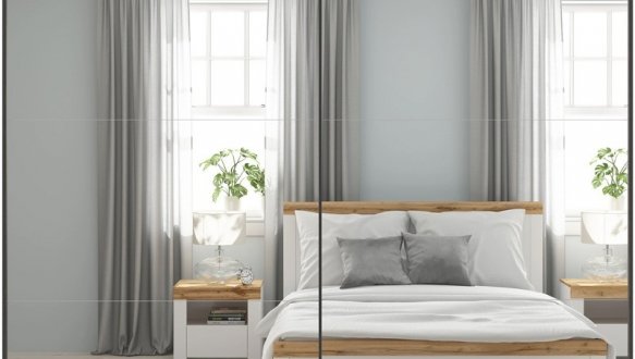 Шафа-купе із дзеркалами SZF/220/2M Tetrix 0