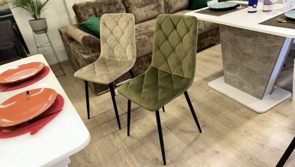 Стілець Джеррі Вельвет темний беж 5