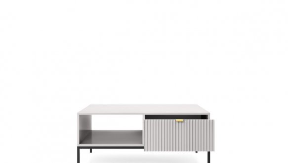 Стол журнальный Серый/Черные ножки L104 Nova 2