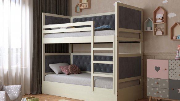 Двоярусне ліжко Тедді