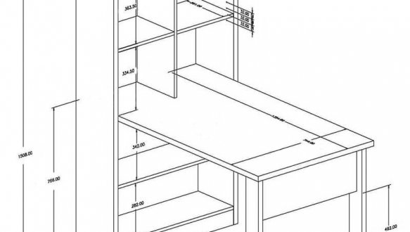 Стол письменный 120 3