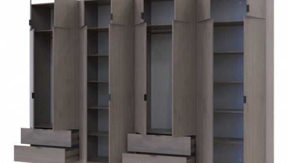 Шафа для одягу Дорос Лукас канноло 8 дверна 360 см 0