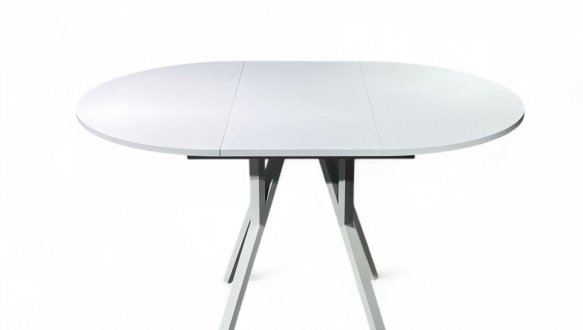 Стіл круглий розкладний Lite Slide / Лайт слайд MebliRoMax D800 ЛДСП 18 мм 10