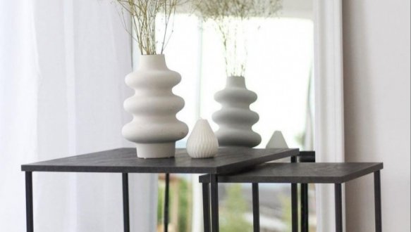 Комплект столиков Квадро S + М дуб 2